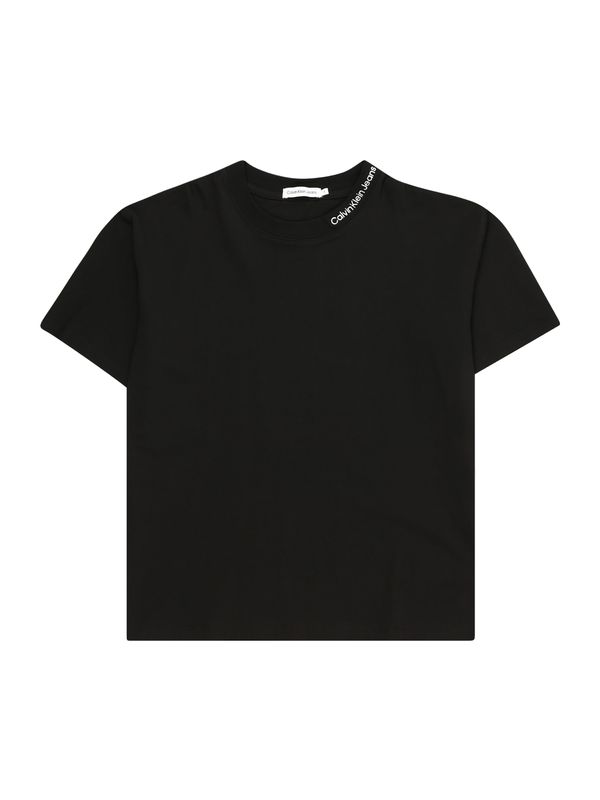 Calvin Klein Jeans Calvin Klein Jeans Тениска  черно / бяло
