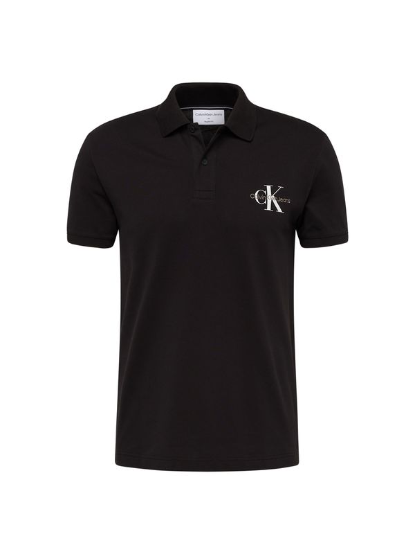 Calvin Klein Jeans Calvin Klein Jeans Тениска  черно / бяло