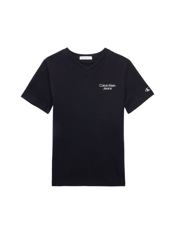 Calvin Klein Jeans Calvin Klein Jeans Тениска  черно / бяло