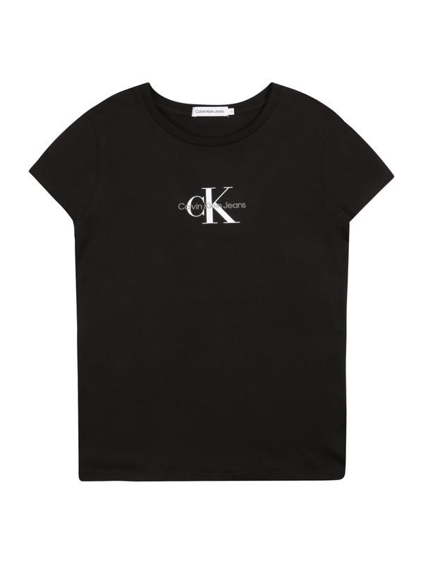 Calvin Klein Jeans Calvin Klein Jeans Тениска  черно / бяло