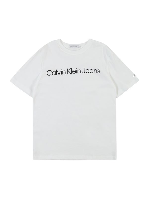 Calvin Klein Jeans Calvin Klein Jeans Тениска  черно / мръсно бяло