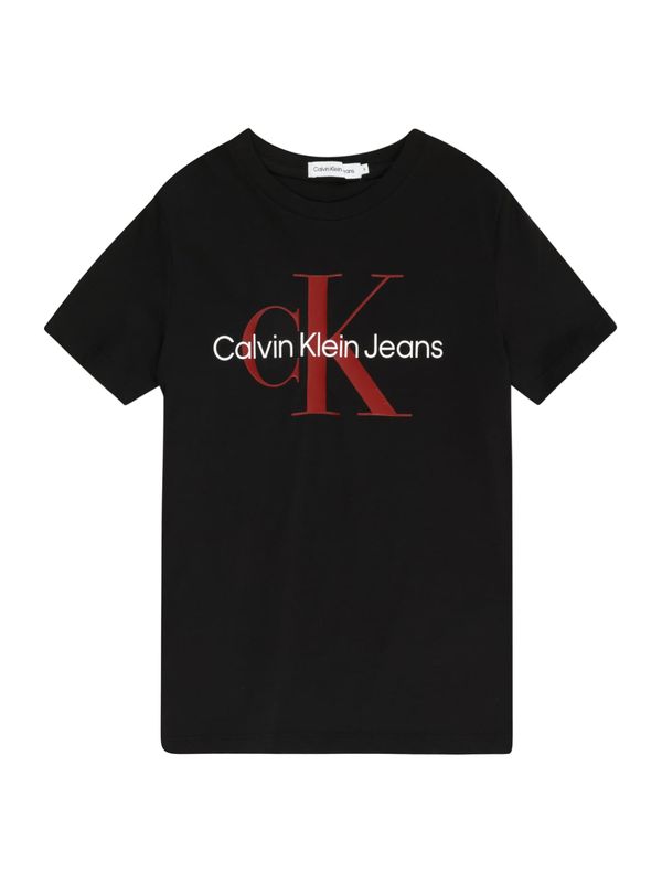Calvin Klein Jeans Calvin Klein Jeans Тениска  червено / черно / бяло