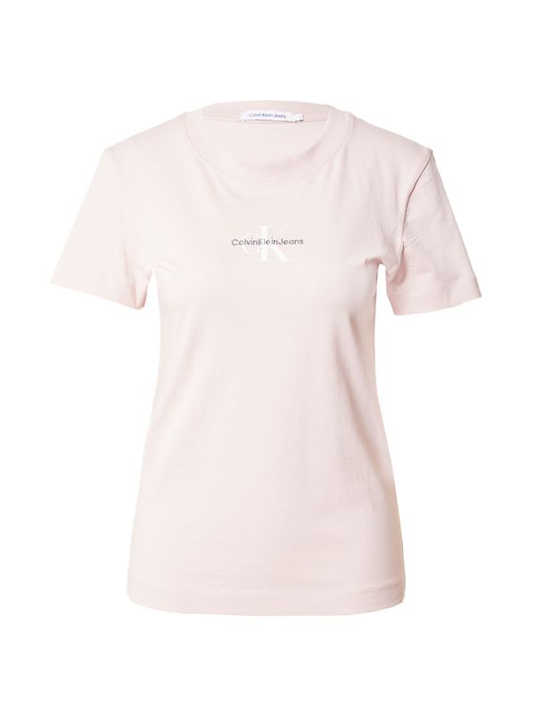 Calvin Klein Jeans Calvin Klein Jeans Тениска  графитено сиво / пастелно розово / бяло