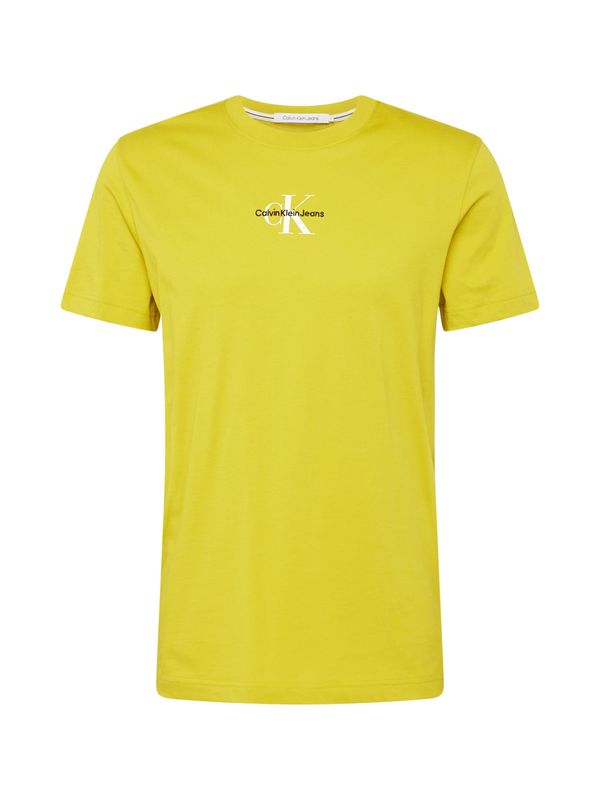 Calvin Klein Jeans Calvin Klein Jeans Тениска  лимоненожълто / черно / бяло