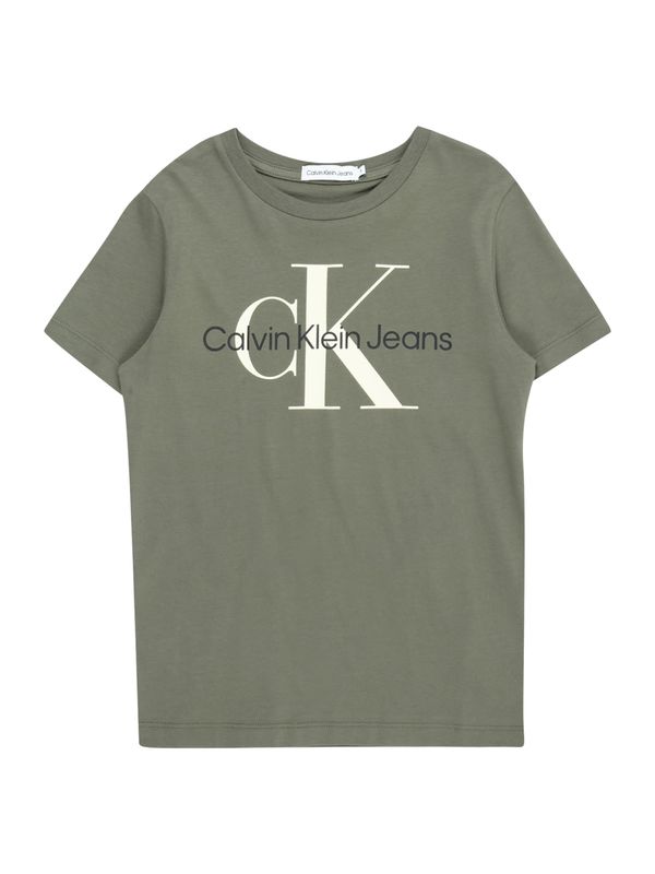 Calvin Klein Jeans Calvin Klein Jeans Тениска  маслина / черно / бяло