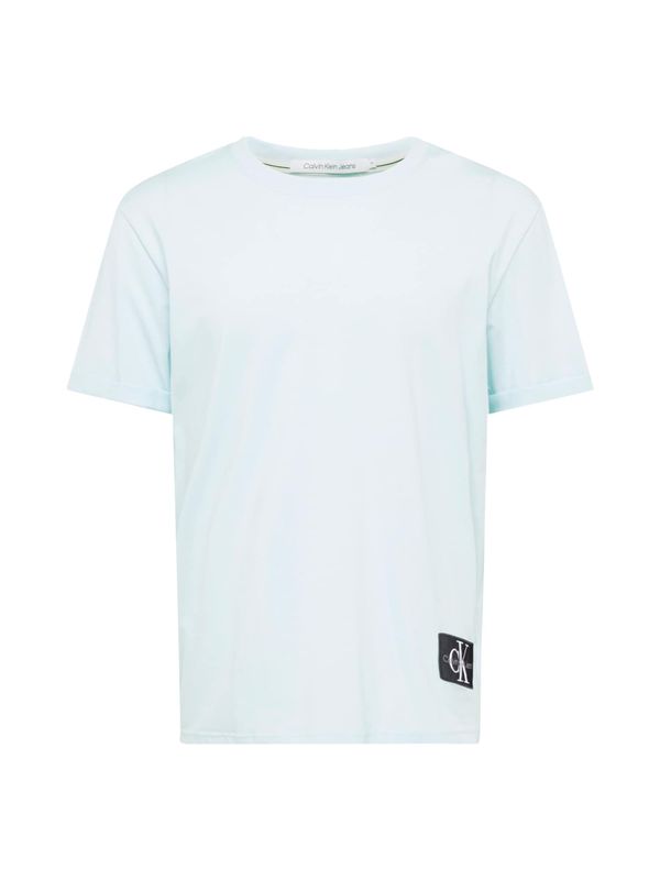 Calvin Klein Jeans Calvin Klein Jeans Тениска  пастелно синьо / черно / мръсно бяло
