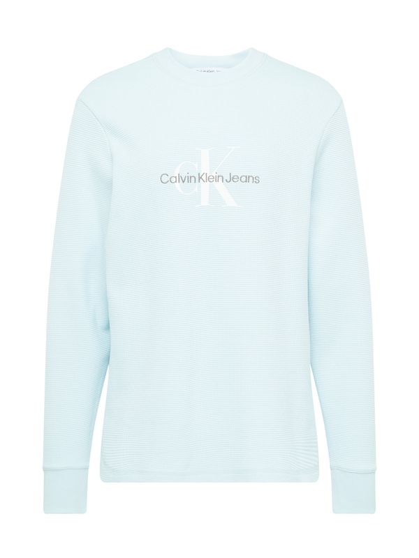 Calvin Klein Jeans Calvin Klein Jeans Тениска  пастелно синьо / сиво / бяло
