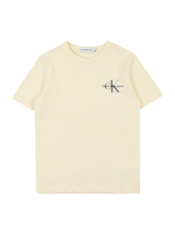 Calvin Klein Jeans Calvin Klein Jeans Тениска  пастелно жълто / черно