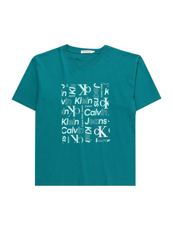 Calvin Klein Jeans Calvin Klein Jeans Тениска  петрол / мента / бяло