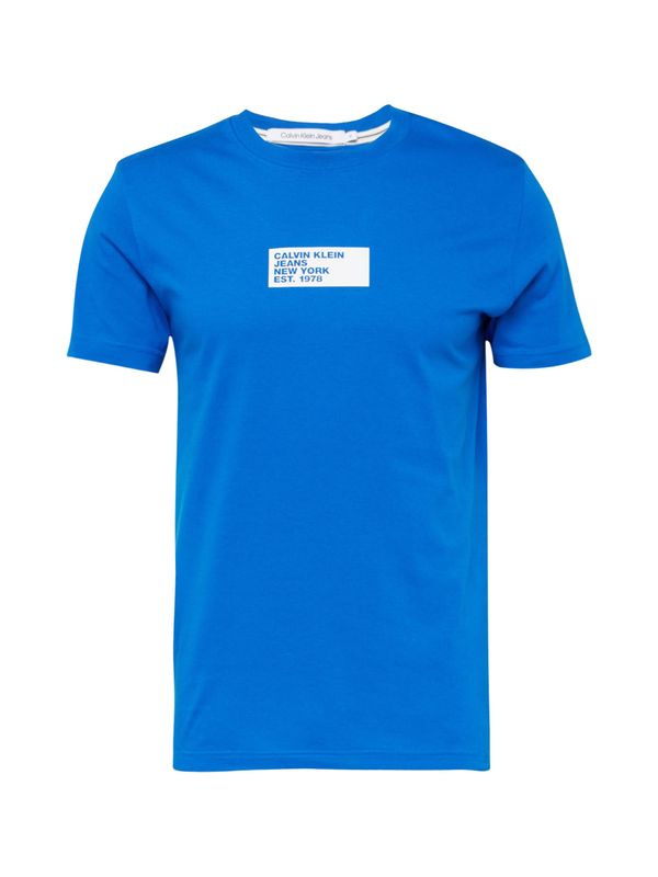 Calvin Klein Jeans Calvin Klein Jeans Тениска  синьо / бяло
