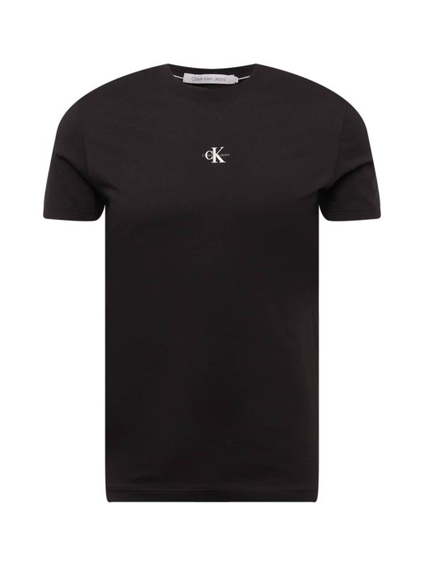Calvin Klein Jeans Calvin Klein Jeans Тениска  сиво / черно / бяло
