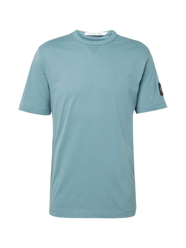 Calvin Klein Jeans Calvin Klein Jeans Тениска  светлосиньо / черно / бяло