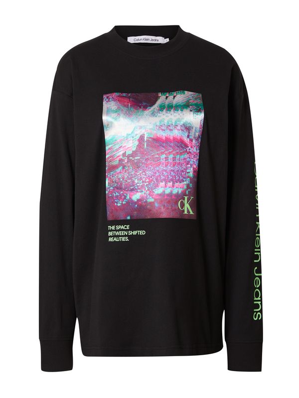 Calvin Klein Jeans Calvin Klein Jeans Тениска  светлосиньо / киви / лилав / черно