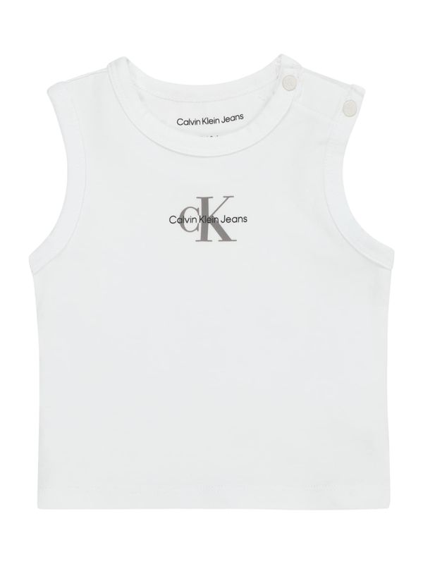 Calvin Klein Jeans Calvin Klein Jeans Тениска  тъмносиво / черно / бяло