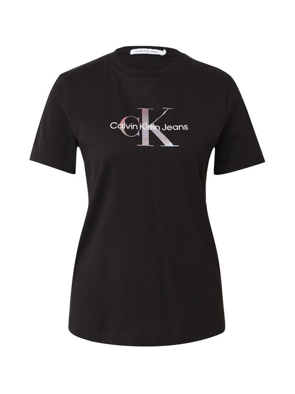 Calvin Klein Jeans Calvin Klein Jeans Тениска  тюркоазен / бледоморав / бледорозово / черно