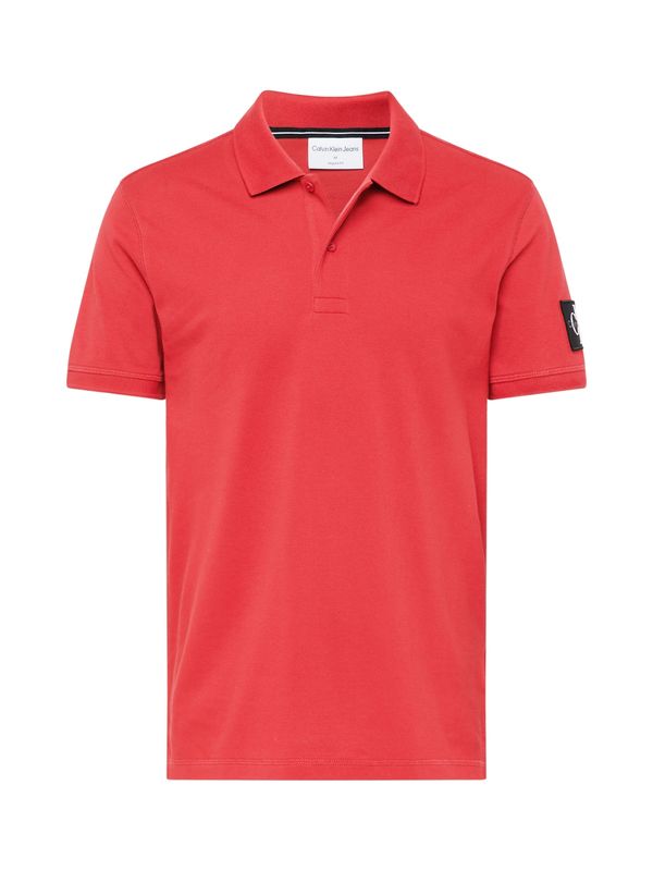 Calvin Klein Jeans Calvin Klein Jeans Тениска  ярко червено / черно / бяло