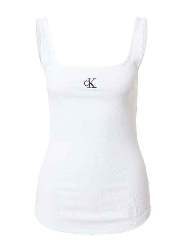 Calvin Klein Jeans Calvin Klein Jeans Топ  черно / бяло