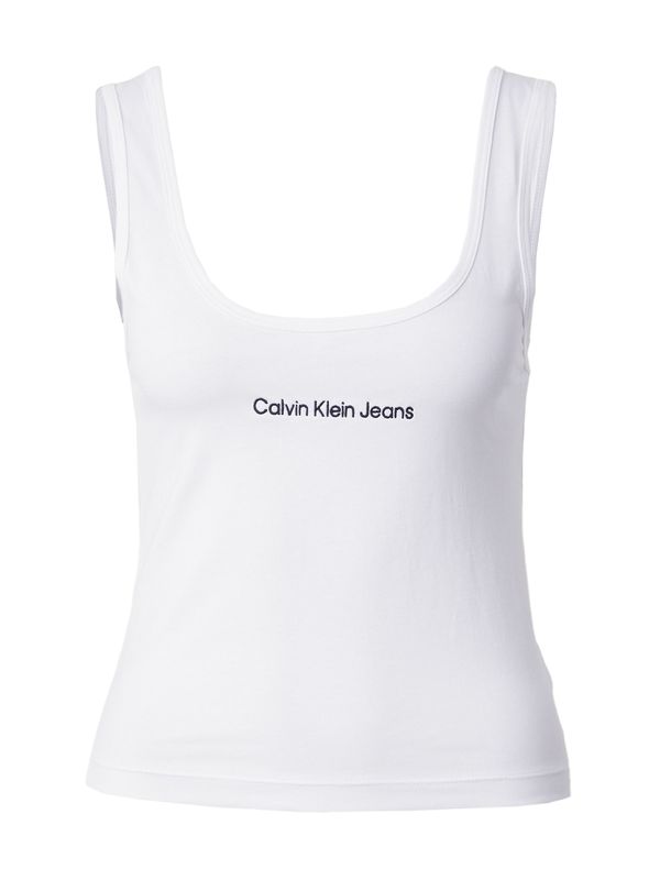 Calvin Klein Jeans Calvin Klein Jeans Топ  черно / бяло