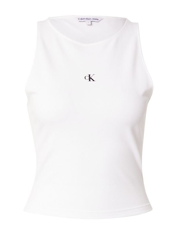 Calvin Klein Jeans Calvin Klein Jeans Топ  черно / бяло