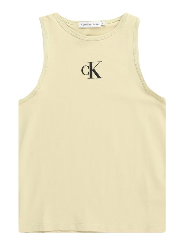 Calvin Klein Jeans Calvin Klein Jeans Топ  пастелно зелено / черно