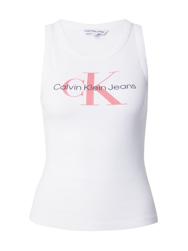 Calvin Klein Jeans Calvin Klein Jeans Топ  пъпеш / черно / бяло