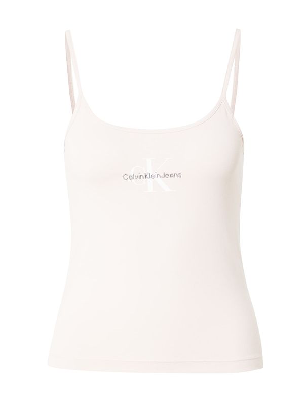 Calvin Klein Jeans Calvin Klein Jeans Топ  сиво / пастелно розово / бяло