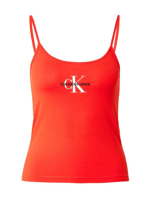 Calvin Klein Jeans Calvin Klein Jeans Топ  светлочервено / черно / бяло