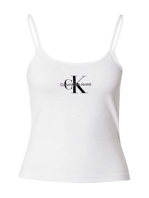 Calvin Klein Jeans Calvin Klein Jeans Топ  тъмнолилаво / черно / бяло