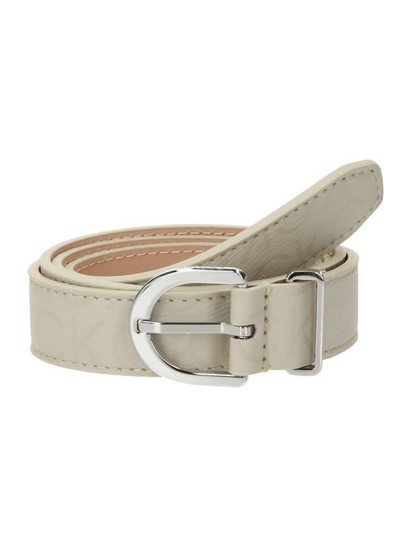 Calvin Klein Calvin Klein Колан  сиво-бежово / камък / сребърно