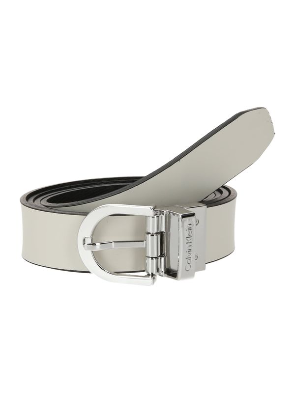 Calvin Klein Calvin Klein Колан  светлобежово / черно / сребърно