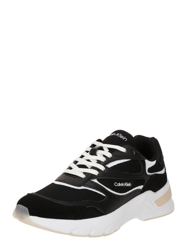 Calvin Klein Calvin Klein Ниски маратонки  черно / бяло