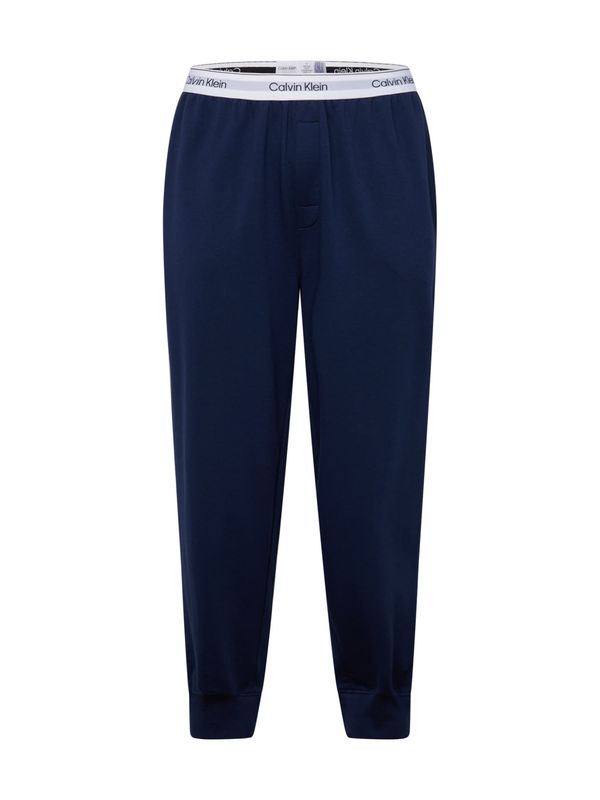 Calvin Klein Calvin Klein Панталон  нейви синьо / сиво / бяло