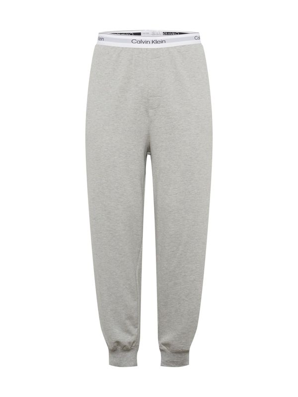 Calvin Klein Calvin Klein Панталон  сив меланж / черно / бяло