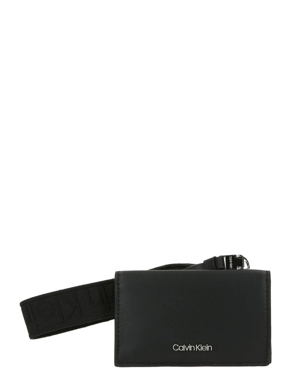 Calvin Klein Calvin Klein Портмоне 'Gracie'  черно / сребърно