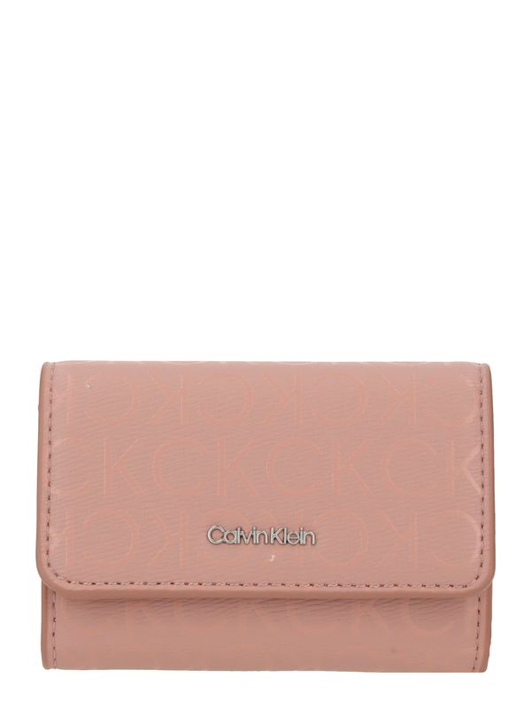 Calvin Klein Calvin Klein Портмоне 'MUST'  бледорозово / сребърно