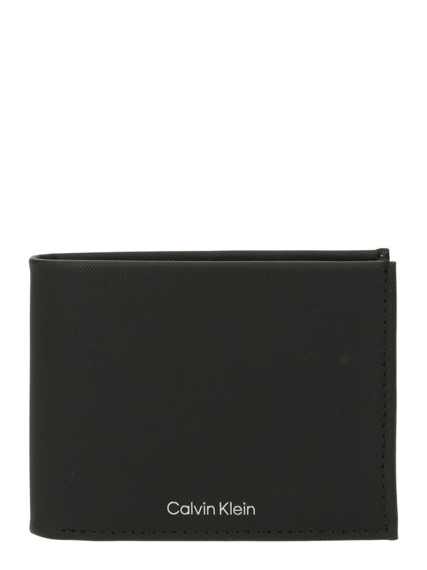 Calvin Klein Calvin Klein Портмоне 'MUST'  черно / сребърно