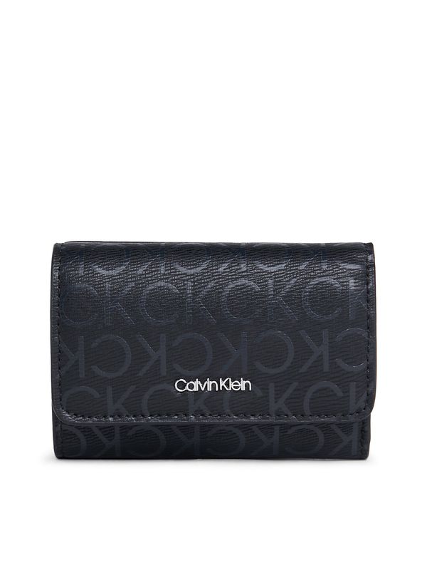 Calvin Klein Calvin Klein Портмоне 'MUST'  тъмносиньо / черно / сребърно