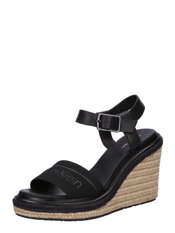 Calvin Klein Calvin Klein Сандали  черно / бяло