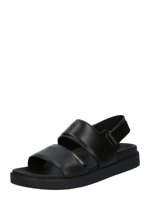 Calvin Klein Calvin Klein Сандали  черно / сребърно