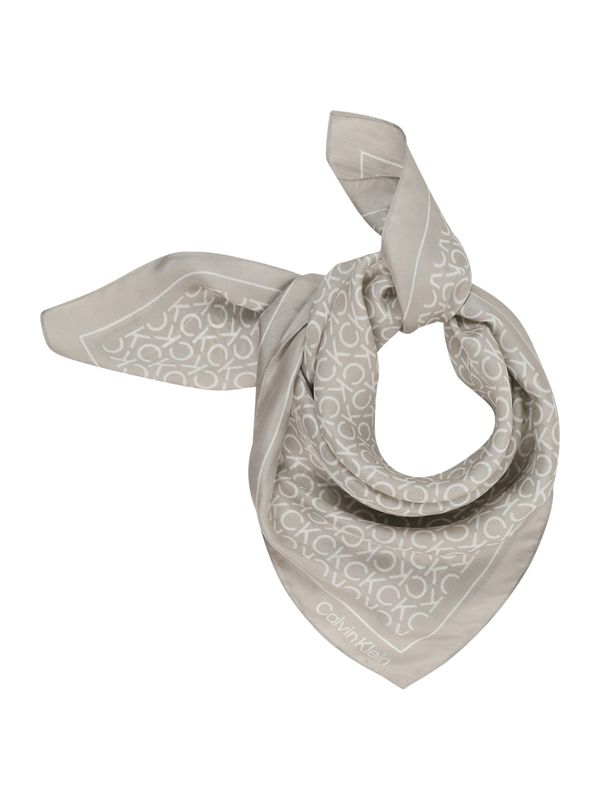 Calvin Klein Calvin Klein Шал  светлосиво / бяло