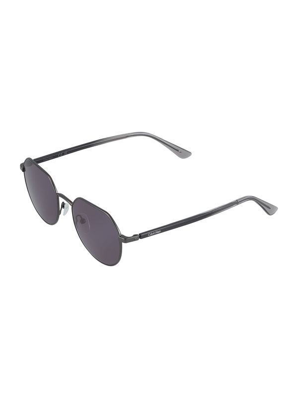 Calvin Klein Calvin Klein Слънчеви очила  графитено сиво / бяло