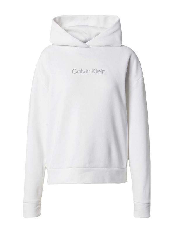 Calvin Klein Calvin Klein Суичър 'HERO'  сребърно сиво / бяло