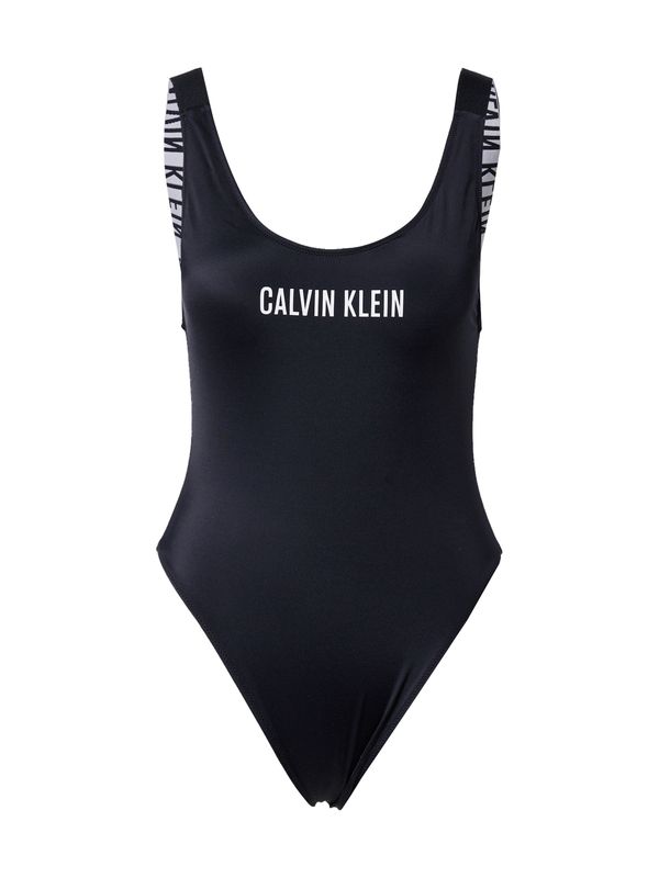 Calvin Klein Swimwear Calvin Klein Swimwear Бански костюм  черно / бяло