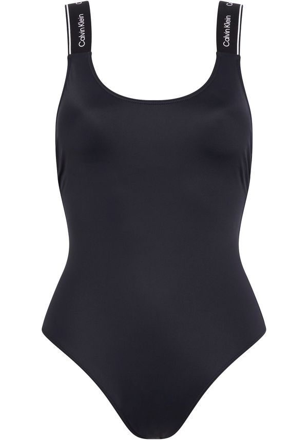 Calvin Klein Swimwear Calvin Klein Swimwear Бански костюм  черно / бяло