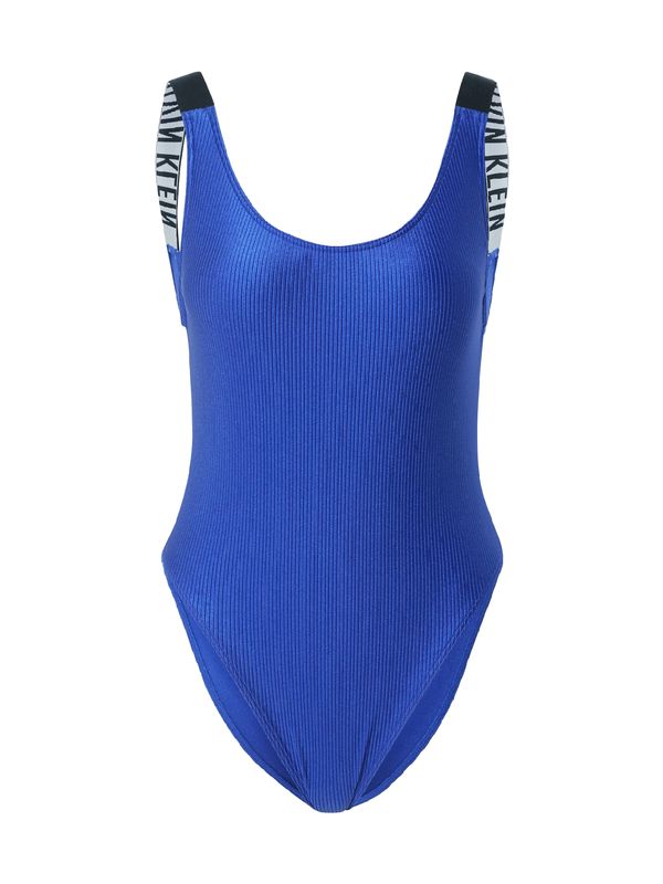 Calvin Klein Swimwear Calvin Klein Swimwear Бански костюм 'Intense Power'  кралско синьо / сиво / черно