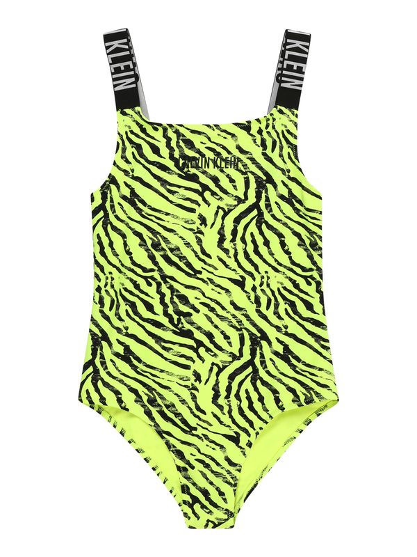 Calvin Klein Swimwear Calvin Klein Swimwear Бански костюм 'Intense Power '  лайм / черно