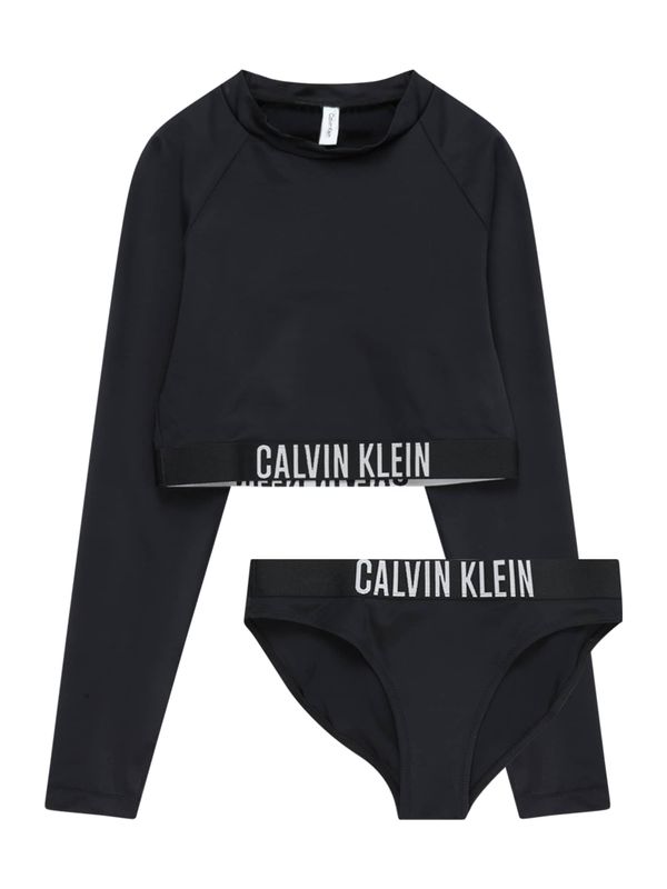 Calvin Klein Swimwear Calvin Klein Swimwear Бански тип бикини  черно / бяло
