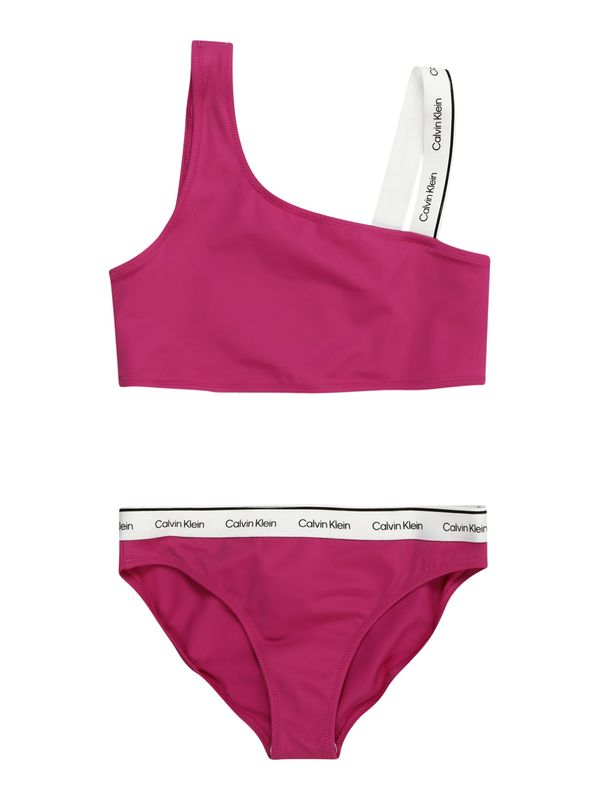 Calvin Klein Swimwear Calvin Klein Swimwear Бански тип бикини 'Meta Legacy'  лилав / бяло