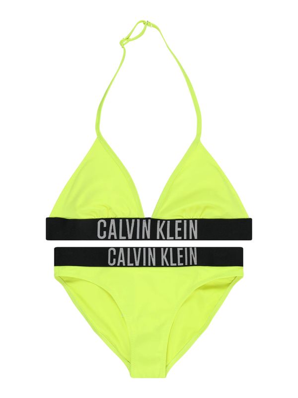 Calvin Klein Swimwear Calvin Klein Swimwear Бански тип бикини  сиво / тревнозелено / черно