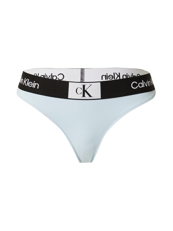 Calvin Klein Swimwear Calvin Klein Swimwear Долнище на бански тип бикини  пастелно синьо / черно / бяло